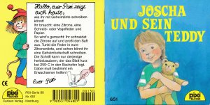 Joscha und sein Teddy - Einzelheft Pixi Nr. 651 - Serie 80