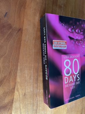 gebrauchtes Buch – Vina Jackson – 80 Days - Die Farbe der Lust - Band 1 Roman