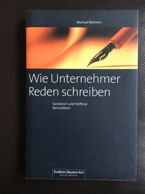 Wie Unternehmer Reden schreiben