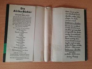 antiquarisches Buch – Edgar Wallace – Die Eingeborenen vom Strom