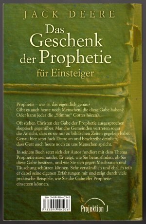 gebrauchtes Buch – Jack Deere – Das Geschenk der Prophetie für Einsteiger