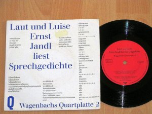 gebrauchtes Hörbuch – Ernst Jandl – Laut und Luise - Ernst Jandl liest Sprechgedichte