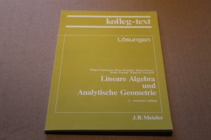 Lineare Algebra und Analytische Geometrie