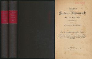 Moderner Musen-Almanach, 1893-1894., Ein Sammelbuch deutscher Kunst. 2 Bände (komplett, alles erschienene).