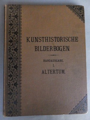 KUNSTHISTORISCHER BILDERBOGEN Leder 10-teilig Seemann Leipzig 1888 neuwertig