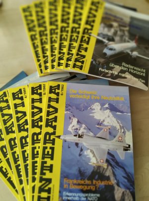 Interavia 1982,12 Bände, deutsche Ausgabe; Internationale Revue für Luftfahrt, Raumfahrt und Elektronik