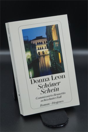 gebrauchtes Buch – Donna Leon – Schöner Schein - Commissario Brunettis achtzehnter Fall + :::Geschenk:::