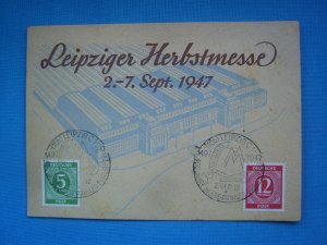 Leipziger Herbstmesse 1947 (Messebriefmarken)