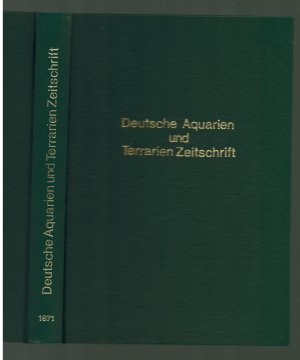 Die Aquarien- und Terrarien Zeitschrift (DATZ) 24. Jahrgang 1971