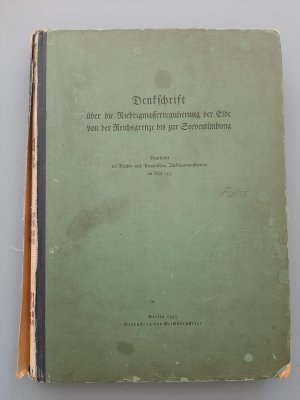 Denkschrift über die Niedrigwasserregulierung der Elbe von der Reichsgrenze bis zur Seevemündung