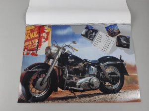 gebrauchtes Buch – Eddie's Harley's. Kalender 1990.