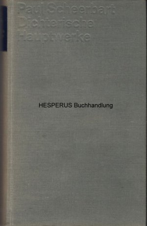 Dichterische Hauptwerke