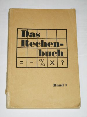 Rechenbuch für deutsche Kriegsgefangene mit Stempel und persönlichem Eintrag