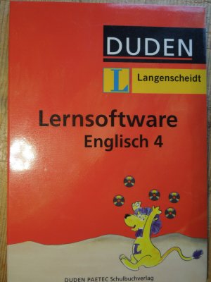 gebrauchtes Hörbuch – Duden Lernsoftware Englisch 4