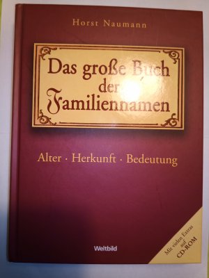 Das große Buch der Familiennamen - mit CD-Rom