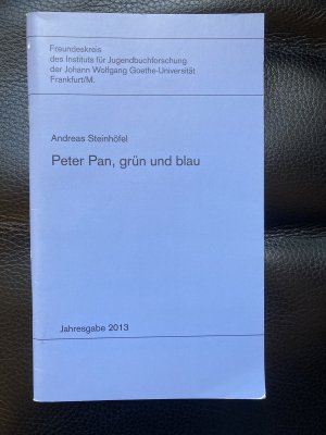 Peter Pan, grün und blau. Biographisches Schreiben