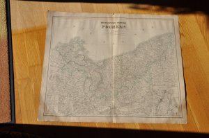 Karte Preussische Provinz POMMERN, 1:600 000