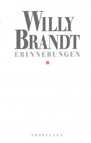 gebrauchtes Buch – Willy Brandt – Erinnerungen