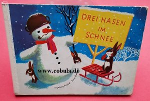 Drei Hasen im Schnee