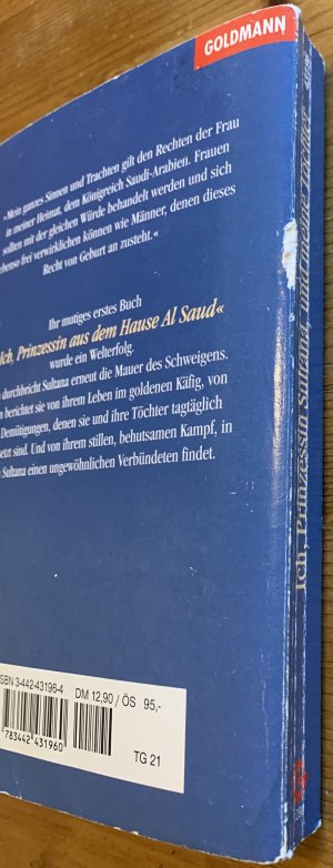 gebrauchtes Buch – Sasson, Jean P – Ich, Prinzessin Sultana, und meine Töchter - Ein Leben hinter tausend Schleiern