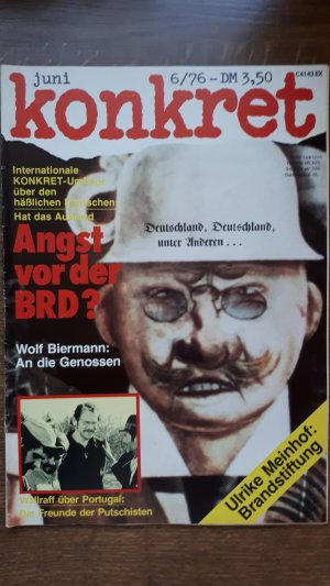 KONKRET - Die Monatszeitschrift für Politik und Kultur - Heft 6 / Juni 1976