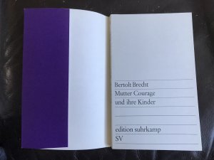 antiquarisches Buch – Bertolt Brecht – Mutter Courage und ihre Kinder - Eine Chronik aus dem Dreißigjährigen Krieg