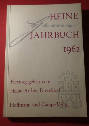 antiquarisches Buch – Heinrich-Heine-Institut Düsseldorf und Eberhard Galley  – Heine-Jahrbuch 1962