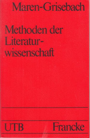 Methoden der Literaturwissenschaft