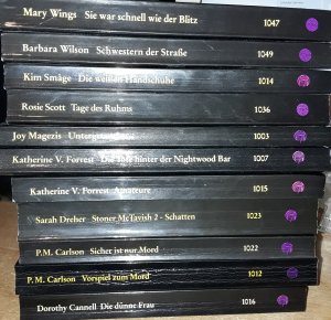 11 Bände Ariadne Krimi: Dorothy Cannell, Die dünne Frau / P.M. Carlson, Vorspiel zum Mord / P.M. Carlson, Sicher ist nur Mord / Sarah Dreher, Stoner McTavish […]