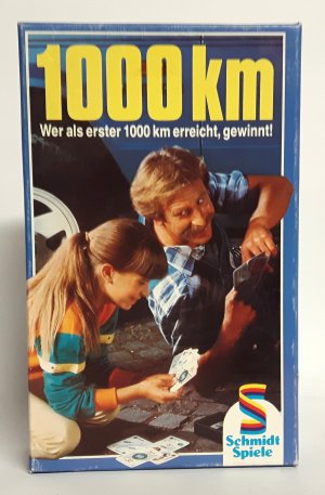 1000 Km A30 Kompaktausgabe 1984 Schmidt Spiele 3138 - ab 8 Jahren - für 2 bis 6 Spieler - Spieldauer 30 Minuten