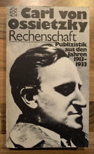 gebrauchtes Buch – Ossietzky, Carl von – Rechenschaft - Publizistik aus den Jahren 1913-1933;