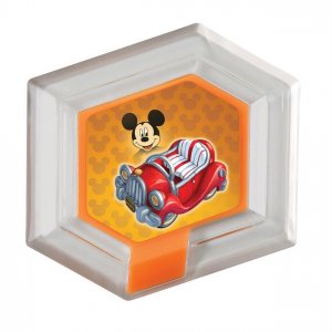 gebrauchtes Spiel – Disney Infinity 1.0 Bonusmünze / Power Disc - Mickys Wagen