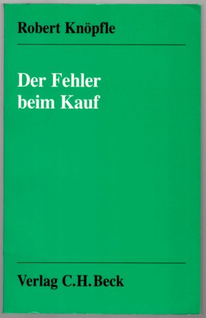 Der Fehler beim Kauf