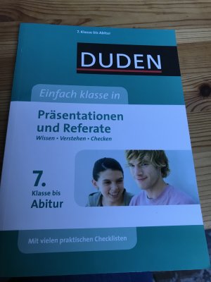 gebrauchtes Buch – Duden – Präsentationen und Referate 7. Klasse bis Abitur