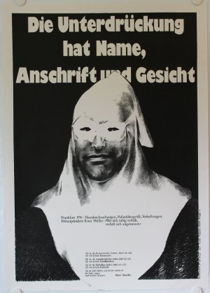 Die Unterdrückung hat Name, Anschrift und Gesicht. Frankfurt 1976: Hausdurchsuchungen, Polizeiübergriffe, Verhaftungen..., Frankfurt, Häuserkämpf (RAF […]