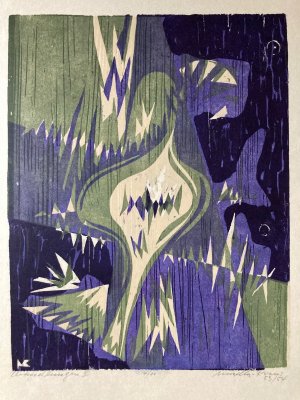 antiquarisches Buch – Erich Mueller-Kraus – Original-Holzschnitt., "Wandlungen II". antiquarisches Buch – Erich Mueller-Kraus – Original-Holzschnitt., "Wandlungen II".