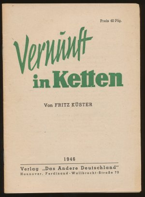 Vernunft in Ketten