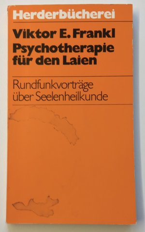 gebrauchtes Buch – Frankl, Viktor E – Psychotherapie für den Laien