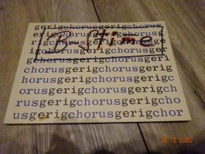 gebrauchtes Buch – Noten: Gerig Chorusheft B-Stimme