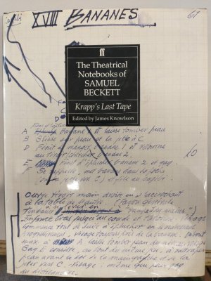 The Theatrical Notebooks of Samuel Beckett Vol. III Krapp's Last Tape