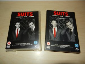 SUITS * 12 DVD - season one - three / all 44 episodes *** ENGLISCH