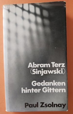 antiquarisches Buch – Abram Terz – Gedanken hinter Gittern