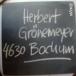 gebrauchter Tonträger – Herbert Grönemeyer – 4630 Bochum