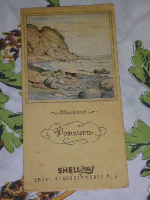 gebrauchtes Buch – Shell Straßenkarte Nr.3 - Ostseestrand Pommern -