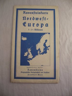 Ravensteinkarte. Nordwest-Europa