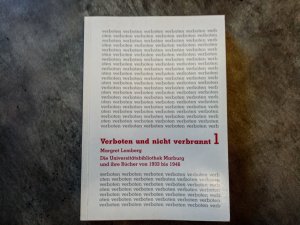 gebrauchtes Buch – Margret Lemberg – Verboten und nicht verbrannt _ 1 _