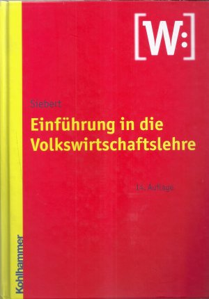 gebrauchtes Buch – Horst Siebert – Einführung in die Volkswirtschaftslehre