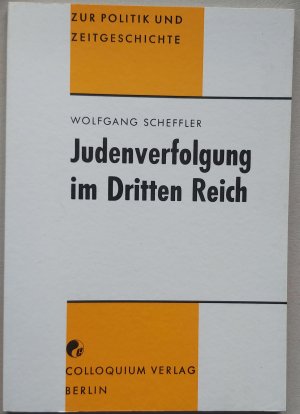 antiquarisches Buch – Wolfgang Scheffler – Judenverfolgung im Dritten Reich