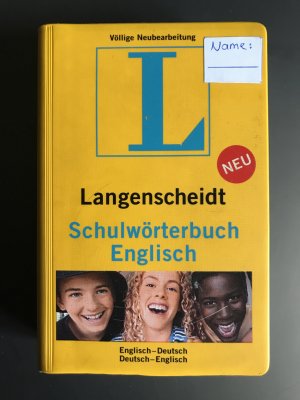 gebrauchtes Buch – Langenscheidt Schulwörterbuch Englisch