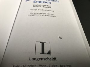 gebrauchtes Buch – Langenscheidt Schulwörterbuch Englisch